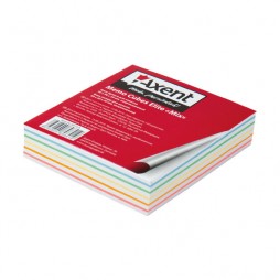 Папір для нотаток  Axent Elite "Color" 90х90х20мм, непроклеєна  8024- А