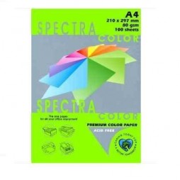 Папір кольоровий  Spectra Color  А4, 80г/м2   неон зелений Green 321 (500 аркушiв)