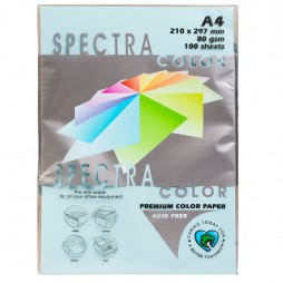 Папір кольоровий  Spectra Color А4, 500л. 80г/м2  пастель блакитний Ocean 120 (500 аркушiв)