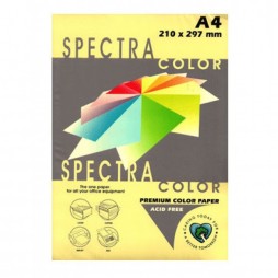 Папір кольоровий  Spectra Color  А4 100арк  80/м2  пастель жовта