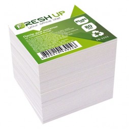 Блок паперу для нотаток Fresh Up 85*85*800л, неклеєний, білий
