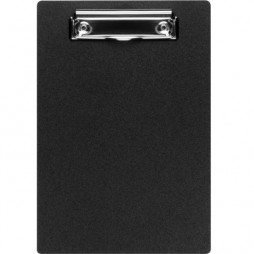 Папка-планшет EconoMix з кліпом А5 (для паперу 15х21), пластик., Чорний, E30157-01