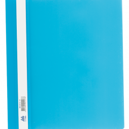 Швидкозшивач Buromax з прозорим верхом А5 ВМ 3312-14 блакитний