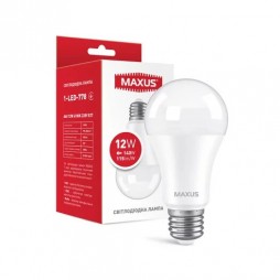 Лампа світлодіодна MAXUS 1-LED-778 A60 12W 4100K 220V E27