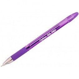 Ручка масляна Optima OIL PRO 0.5 мм фіолетова, О15616-12