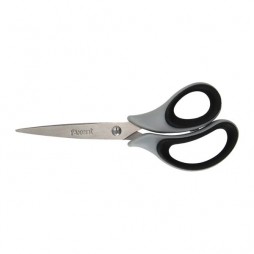 Ножиці Duoton Soft 16,5 см сіро-чорні 6101-01-А
