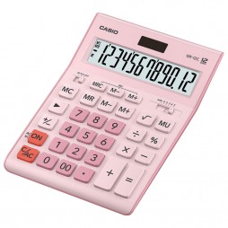 Калькулятор настільний12-розр Casio GR-12С-РК-W-EP, великий дисплей перламутрово-рожевий 209*155*34.5