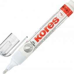 Коректор-ручка Kores Tri Pen, металевий кінчик К83350, 10 г